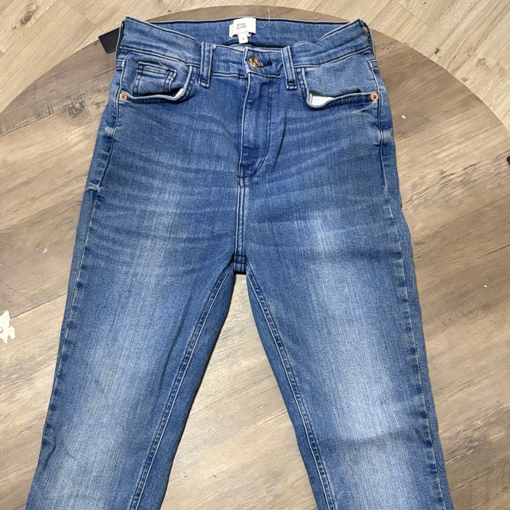 River Island Mid Blue Skinny Jeans